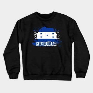 Honduras Flag Azul 001 Crewneck Sweatshirt